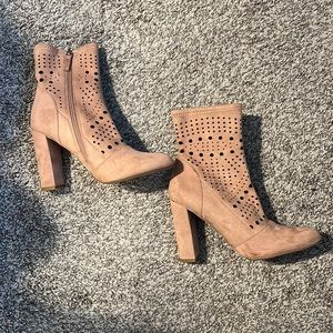 Steve Madden desert pink booties